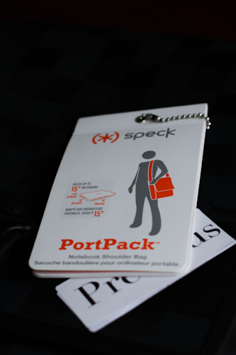 Speck PortPack swing tag