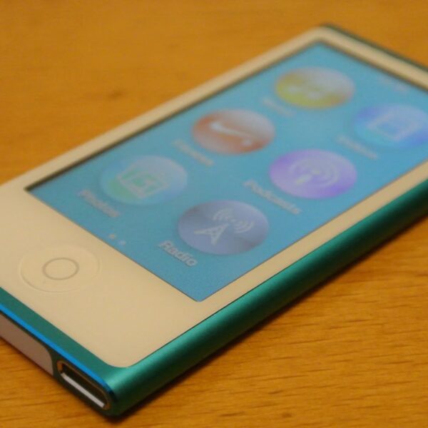 7th Generation iPod Nano with Screen Lit Up
