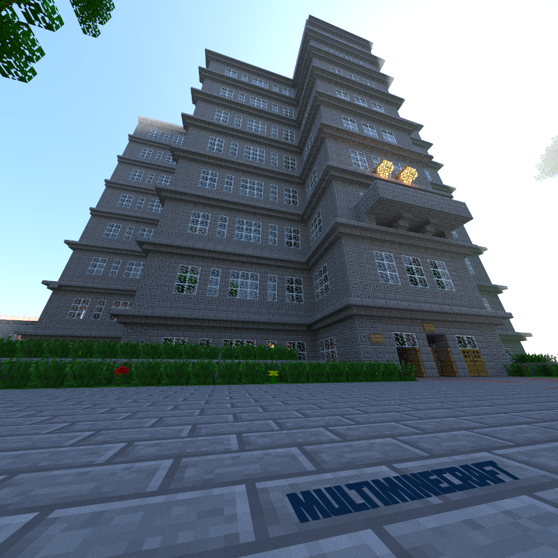 MultiMinecraft Chunky Shaded Building