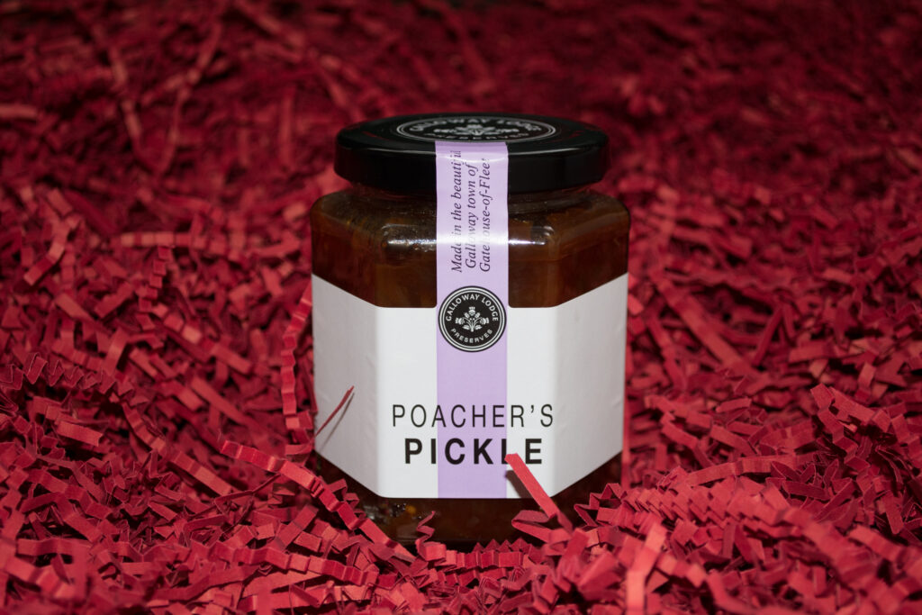 Jar of Galloway Lodge Preserves Poacher's Pickle