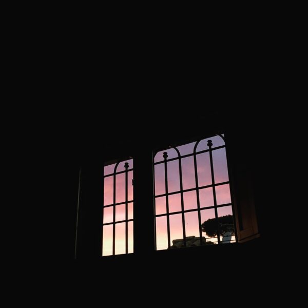 Sunrise Through Window from Bed