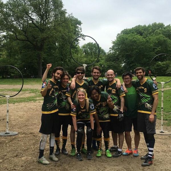 Quidditch Team in Central Park, New York