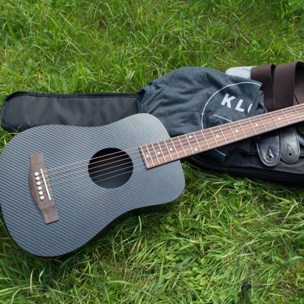 KLŌS 2.0 Carbon Fiber Travel Guitar with Gig Bag and Accessories