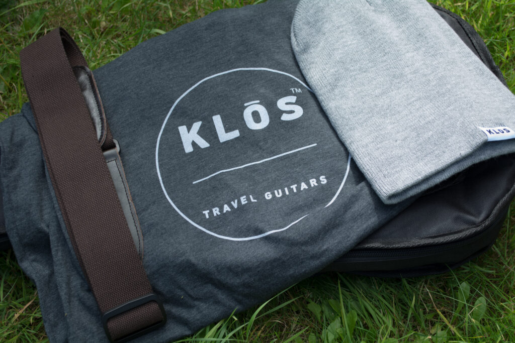 KLŌS 2.0 Carbon Fiber Travel Guitar Bundled Accessories