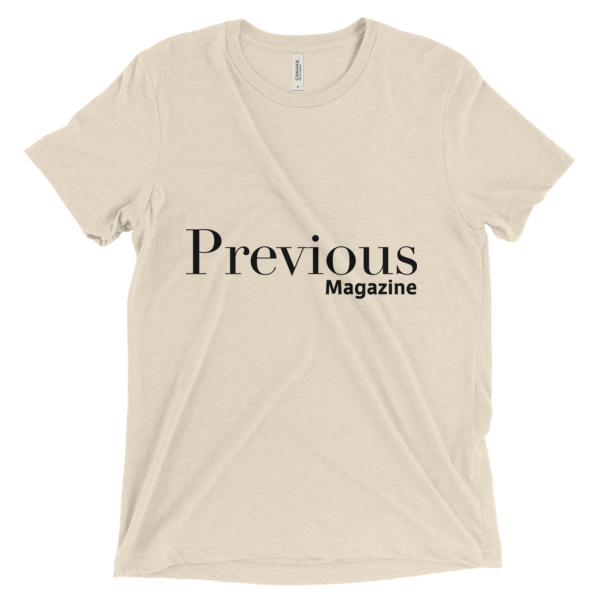 Short Sleeve T-shirt with Black Previous Magazine Logo 8