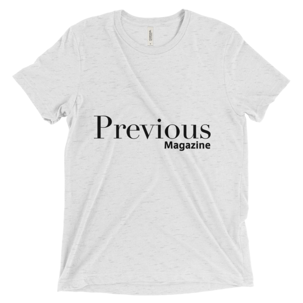Short Sleeve T-shirt with Black Previous Magazine Logo 9
