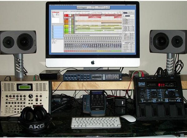 iMac based home recording studio