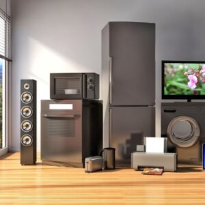 CG 3D Mockup of Home Appliances