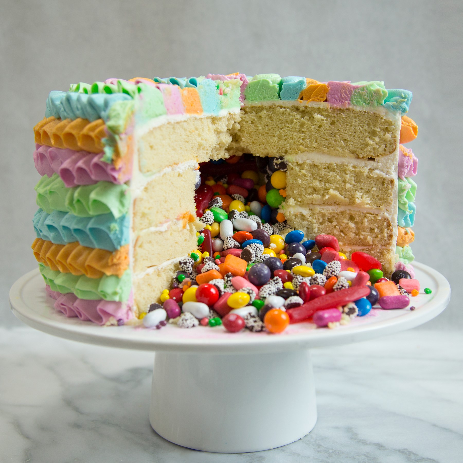 Candy Filled Cake