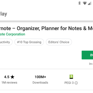Evernote App on Google Play