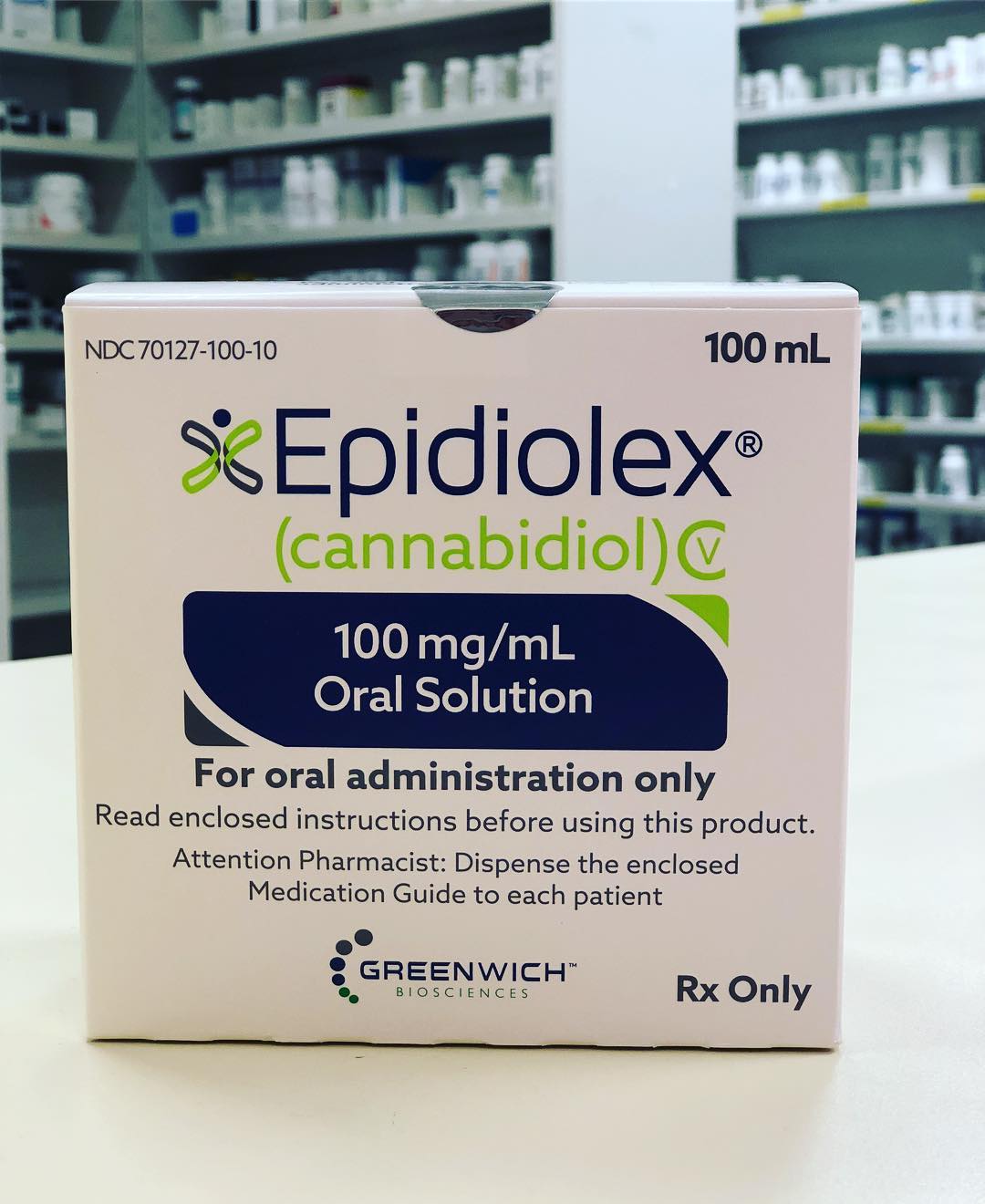 Epidiolex (cannabidiol) epilepsy drug