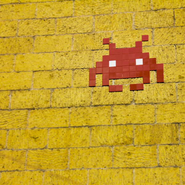 Space Invader Wall Art
