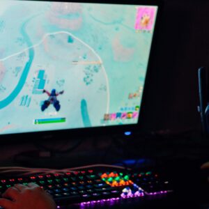Fortnite on a gaming PC