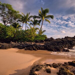 Beautiful beach in Maui, Hawaii, USA