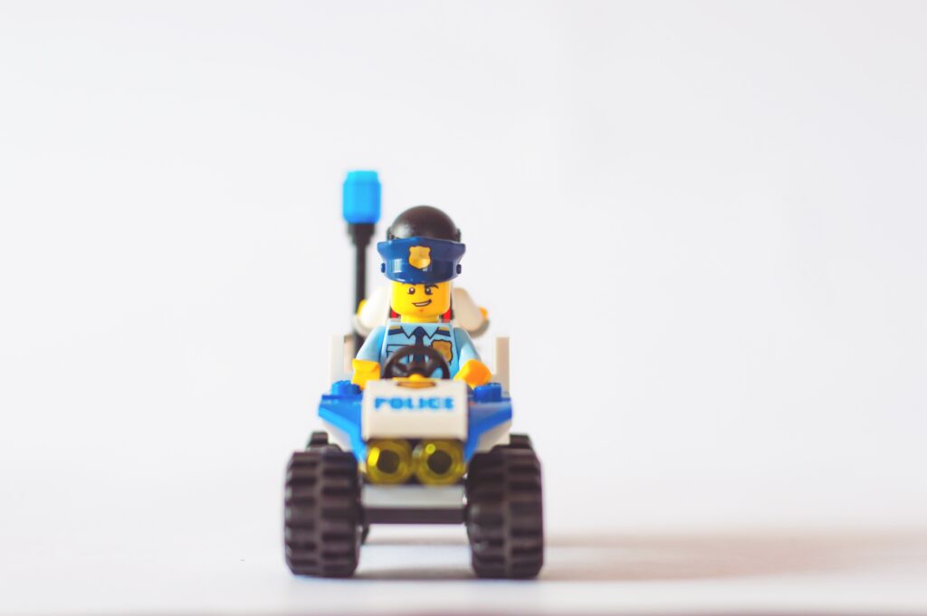 LEGO police car