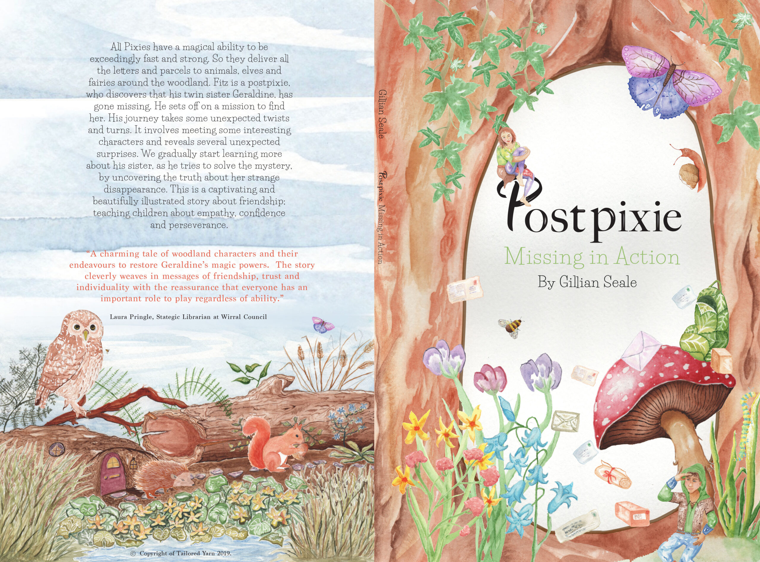 Postpixie by Gillian Seale front and back cover