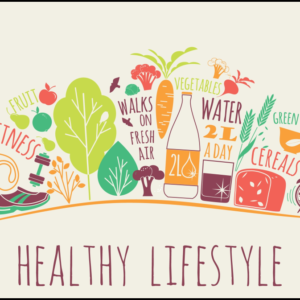 Healthy lifestyle illustration