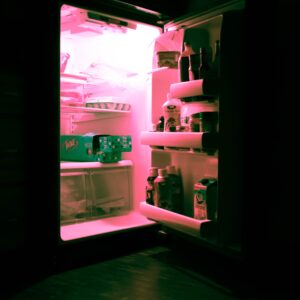 Open refrigerator