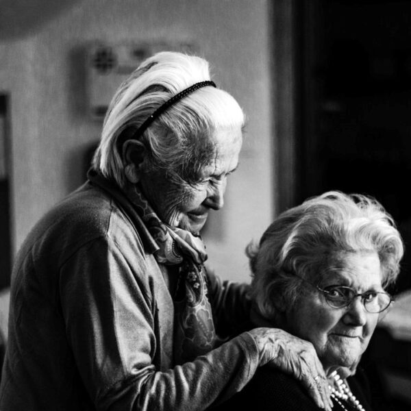 Two elderly women