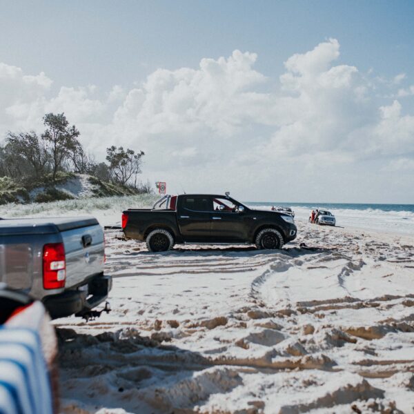 4WD on beach