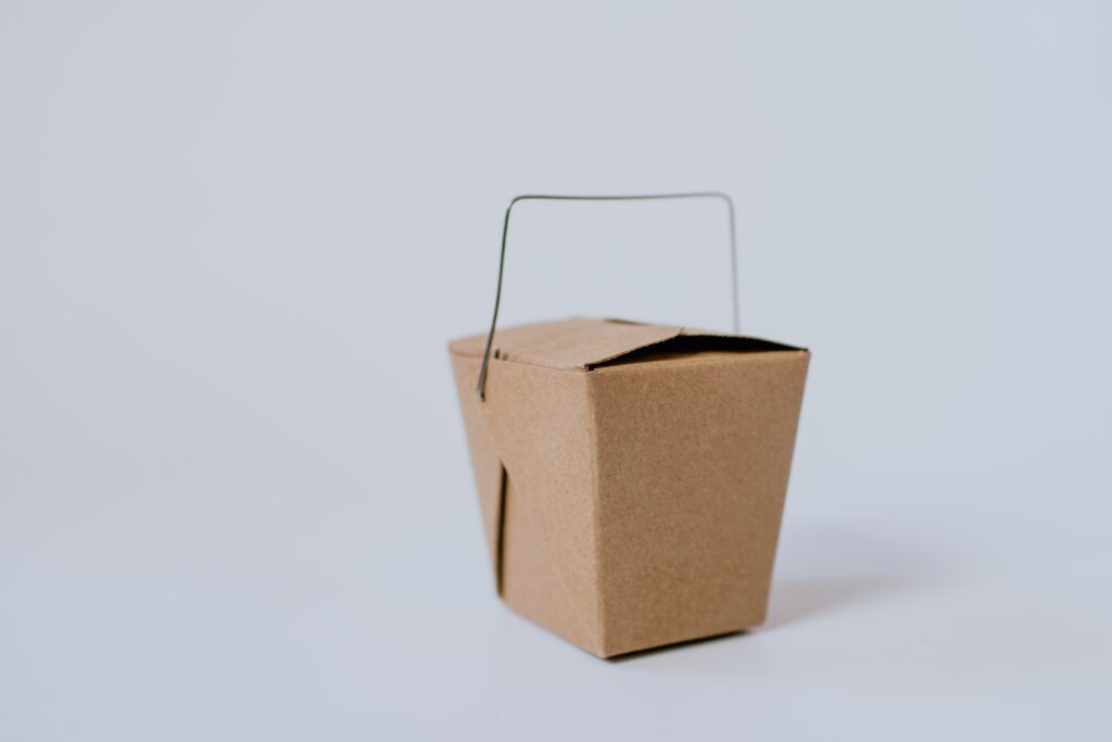 Paper mini takeout box