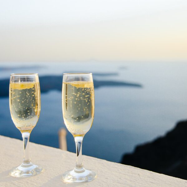 Two glasses of Champagne