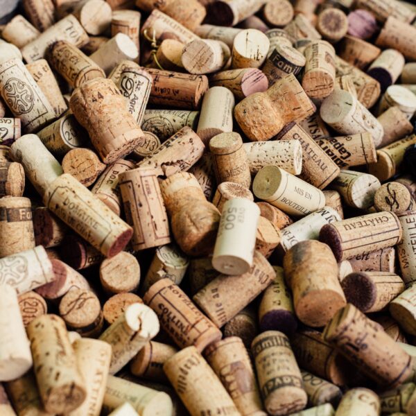 Bucket of corks