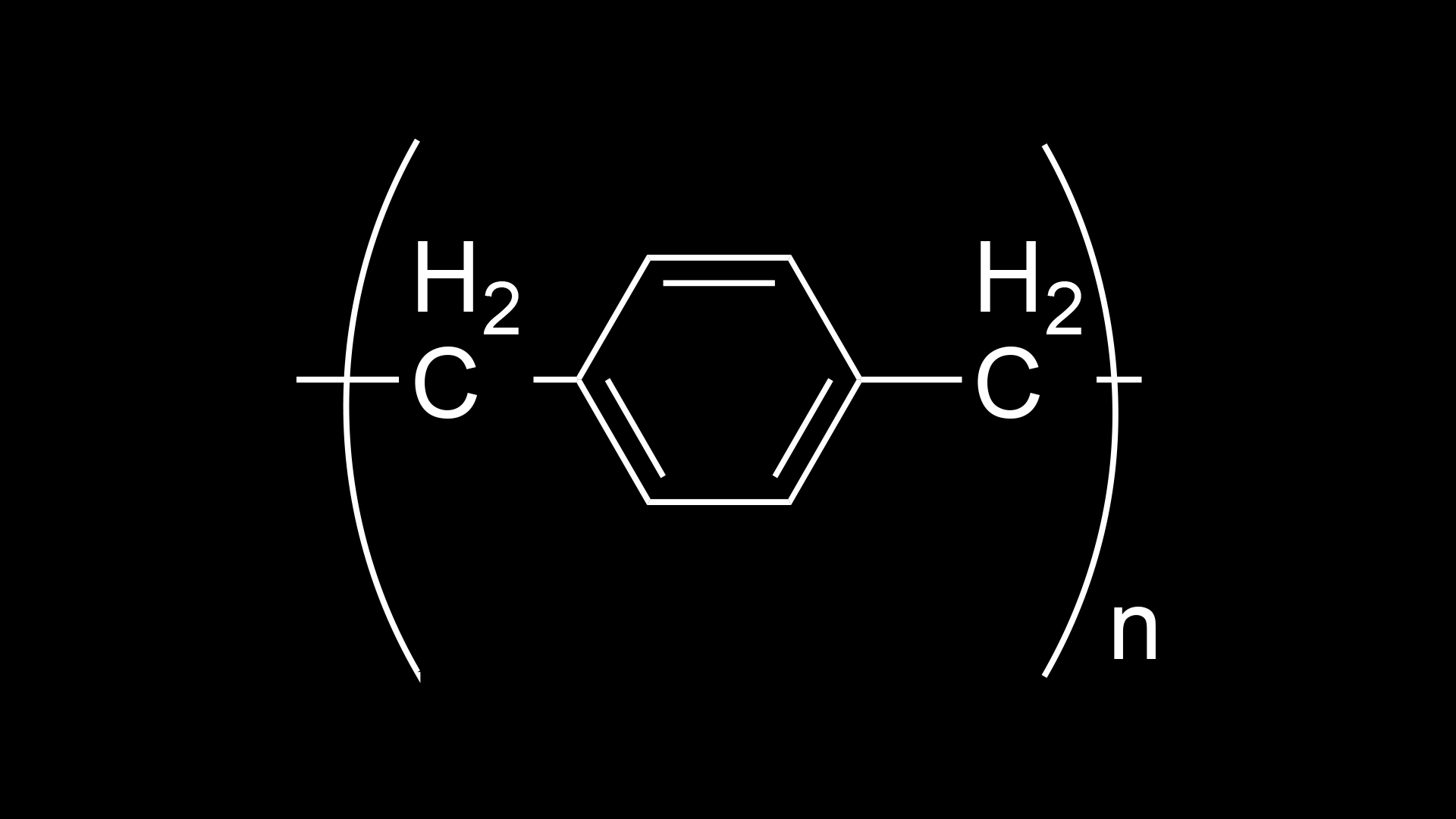 Structure of Parylene N repeat unit