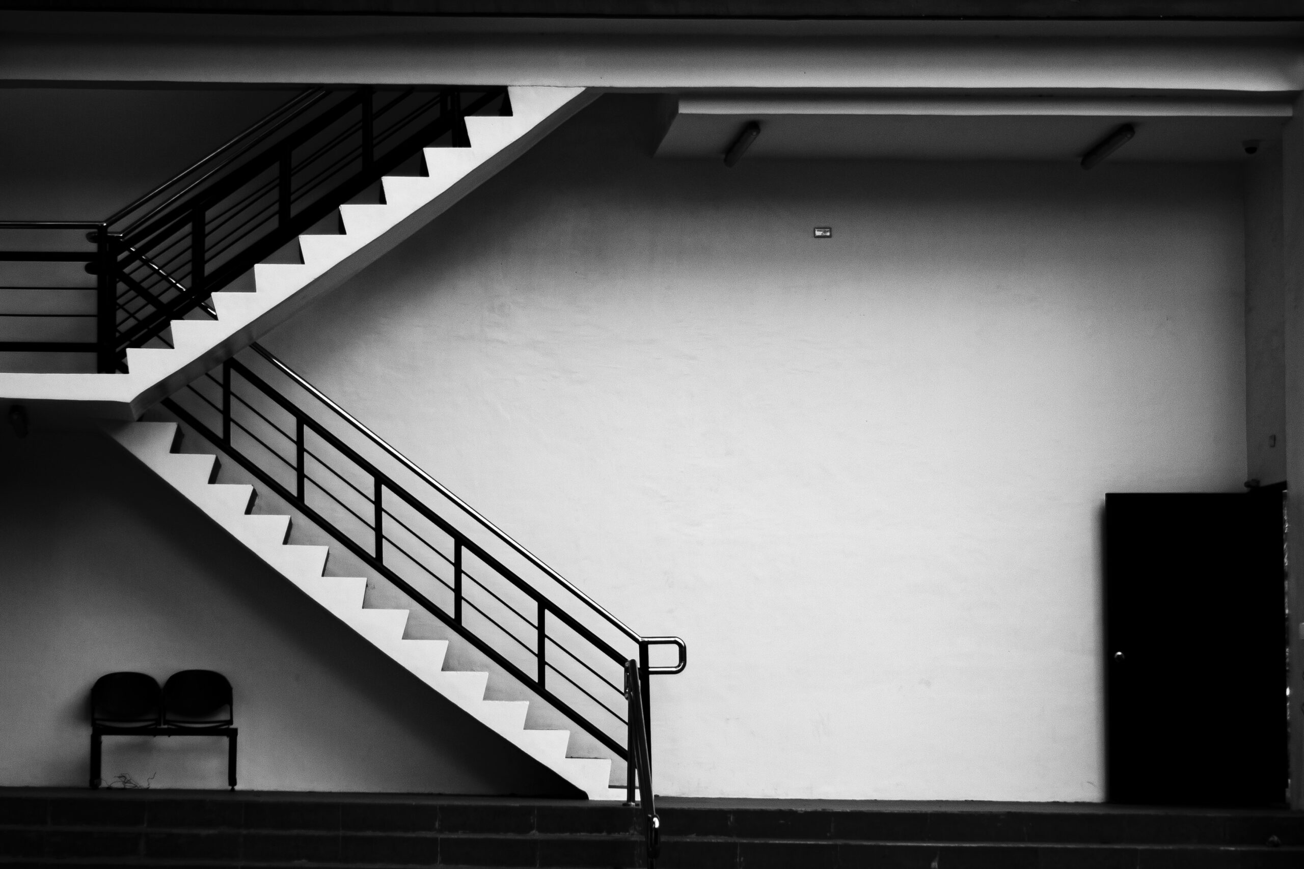 U-shaped staircase