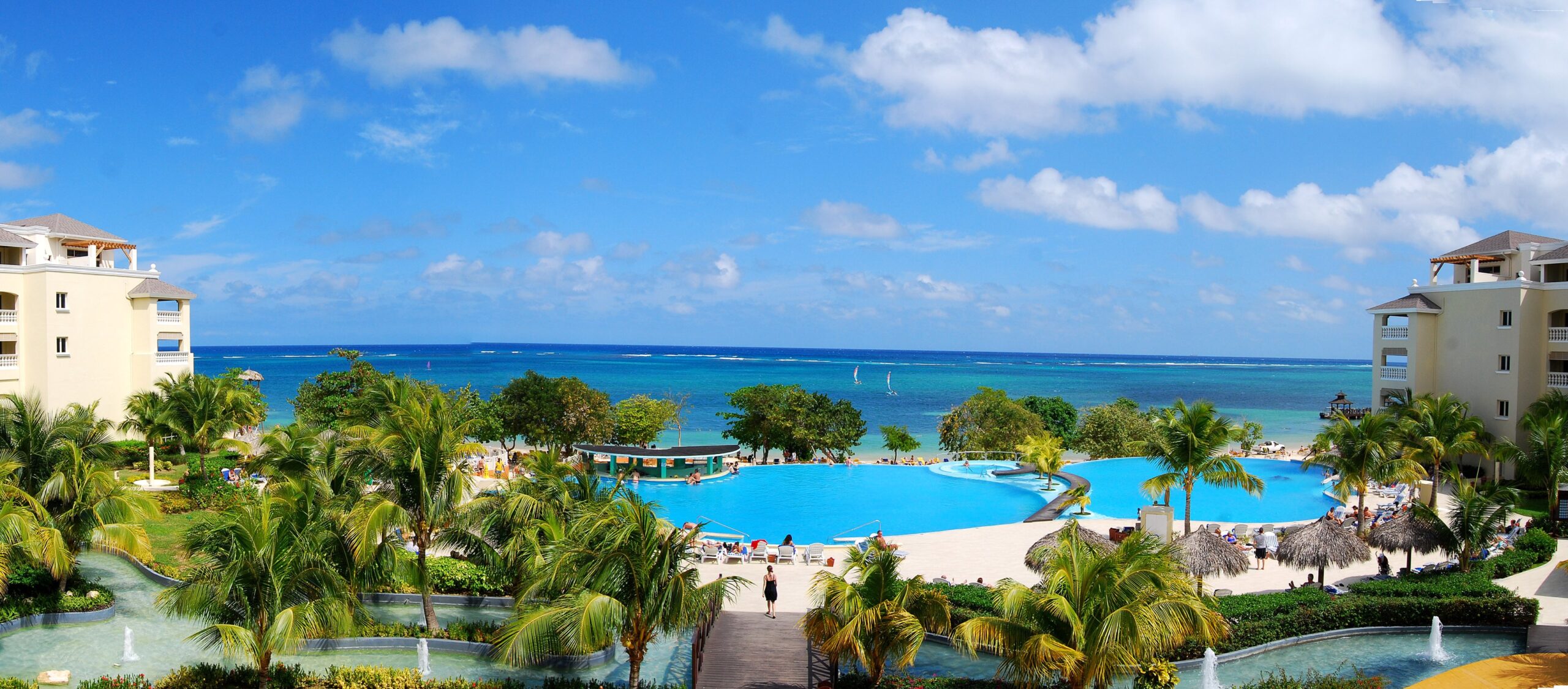 View of the Caribbean Sea from the Iberostar Hotel and Resort