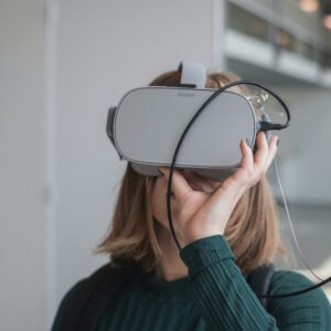 Oculus virtual reality headset