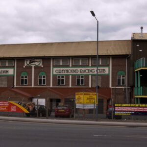 Perry Barr Stadium in Perry Barr, Birmingham, England