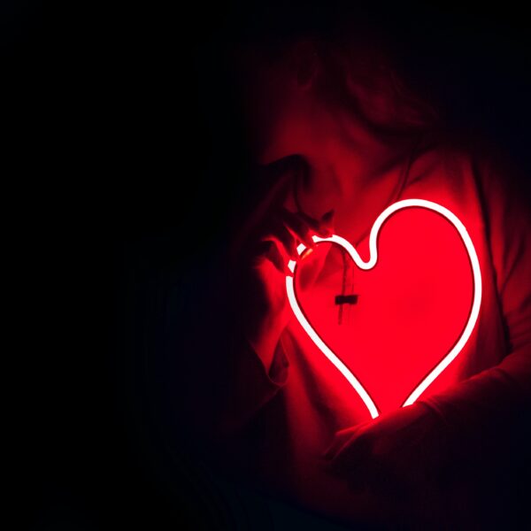 Glowing heart