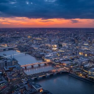 London aerial photo