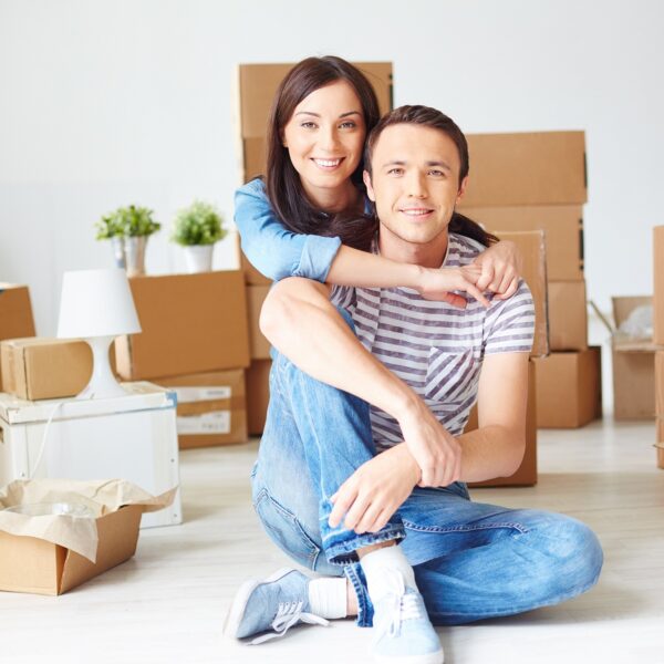 Couple moving into home