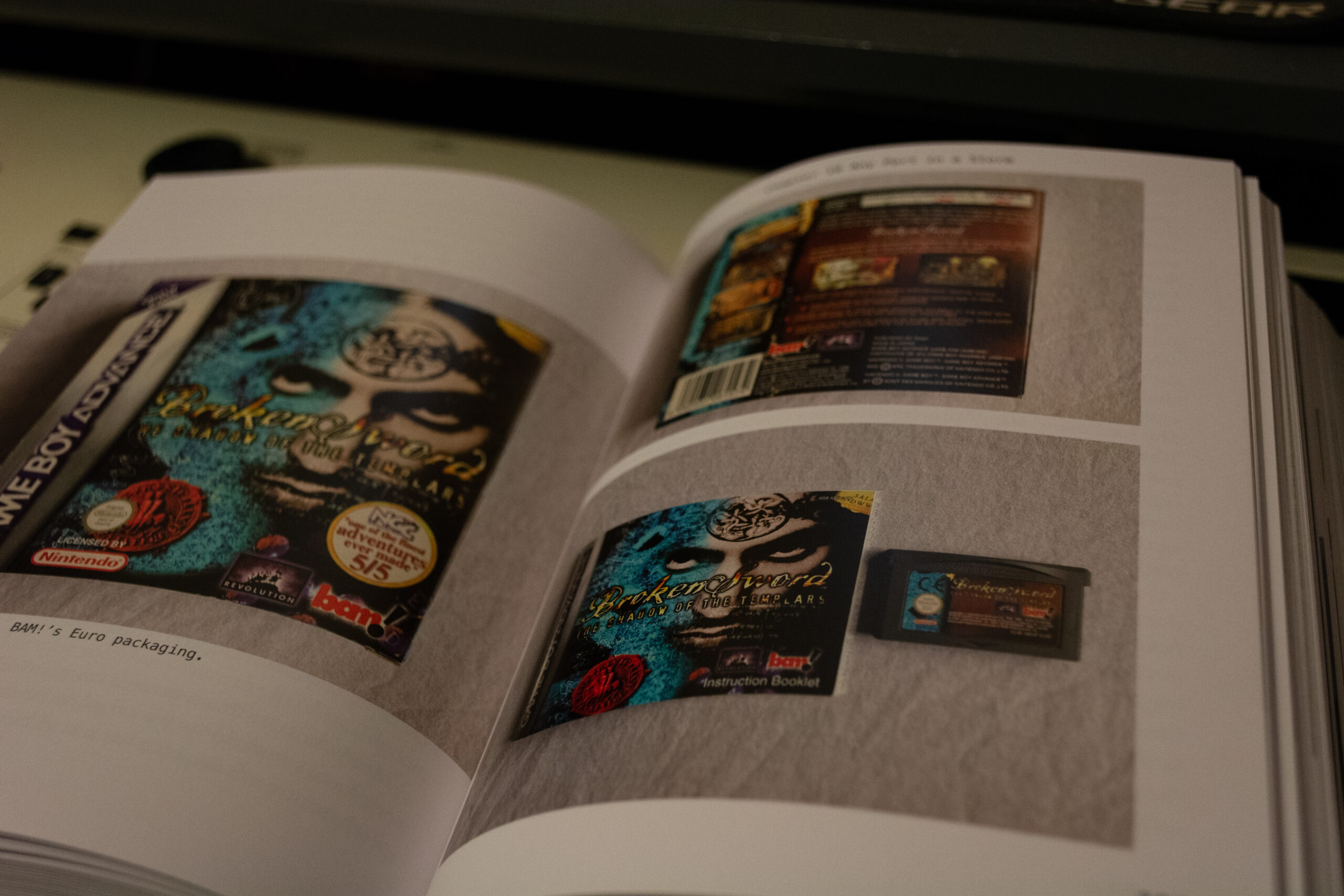 Broken Sword: The Shadow of the Templars for Game Boy Advance in Tony Warriner - Revolution: The Quest for Game Development Greatness book